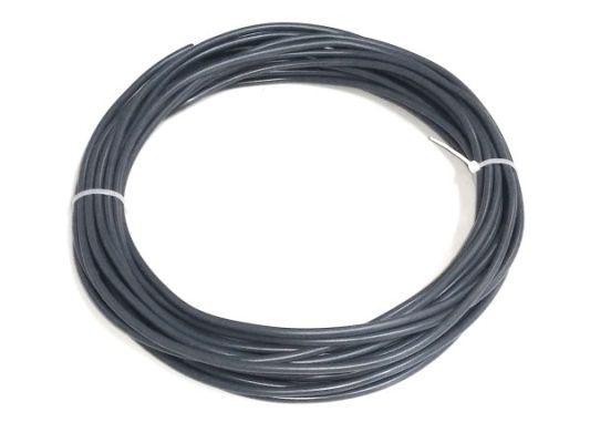 Plastique fil a souder PVC-P souple 4mm Ronde Gris 10 Mètres